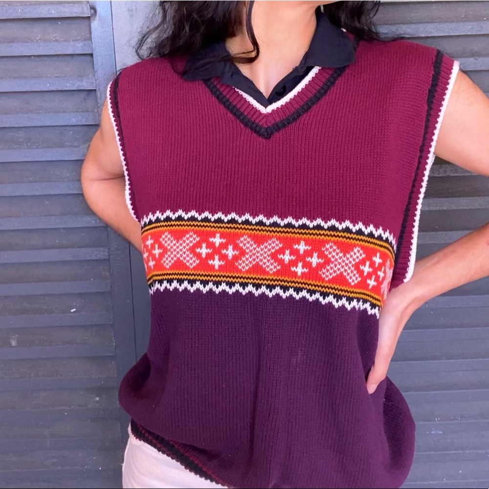 1990’s Signature Expression 100% Cotton Sweater Vest